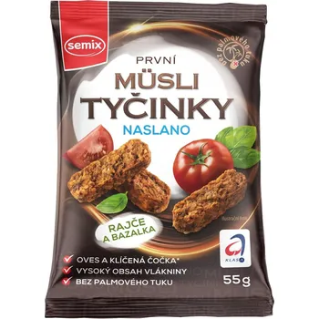 Semix Müsli tyčinky naslano rajče a bazalka
