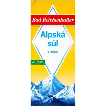 Kuchyňská sůl Bad Reichenhaller Alpská sůl s jódem a fluoridem