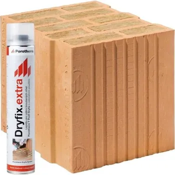 zdivo Cihla Poroton 30 T Profi Dryfix P7,5 broušená – 248×300×249 mm