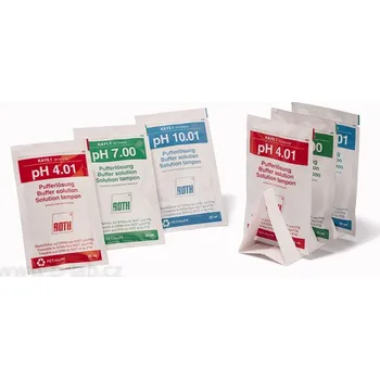 Bazénová chemie Pufr v sáčku ROTILABO® (Hodnota pH : 4,01, Přesnost: ±0,01, Balení: 20 ks)