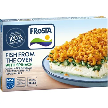 Hotové jídlo Frosta MSC Labužnické rybí filé se špenátem