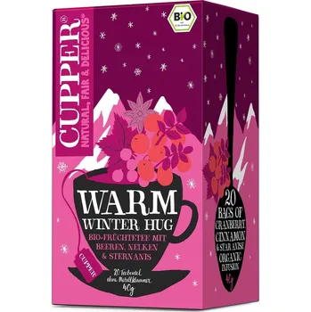 Čaj Cupper BIO Bylinný čaj se skořicí, badyánem a brusinkami