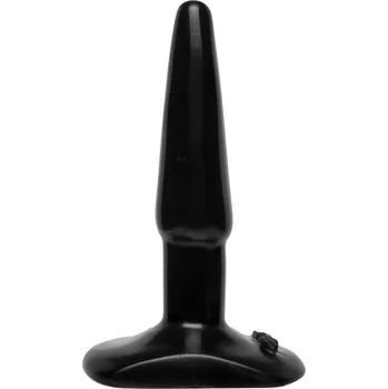 Anální kolík Doc Johnson Butt Plugs Smooth Classic Small Black, černý anální kolík 10,8 x 2,4 cm