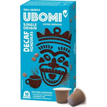 Ubomi Arabica bezkofeinové kávové kapsle CO2