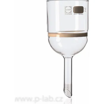 Laboratorní baňka Nuč Filtrační (Objem (ml): 500, Porozita: 1, Průměr nálevky (mm): 95, Průměr stonku (mm): 22, Balení (ks): 1)