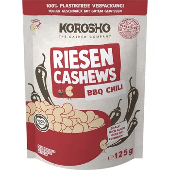 Korosho Obří kešu ořechy BBQ Chili