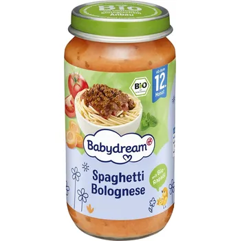 Babydream BIO Příkrm špagety Bolognese
