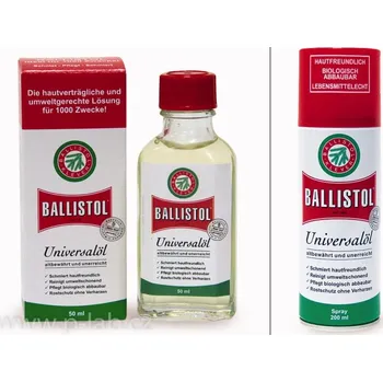 Ballistol® olej a sprej (Specifikace: Ballistol olej, Bezp. věty (GHS): H226, Balení: 500 ml)