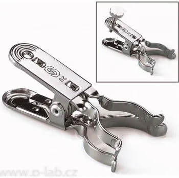 Klema kovová kloubová pro kónické zábrusy (Zábrus NZ: 14/23, Typ: Klemy se stavěcím šroubem, Balení (ks): 1)