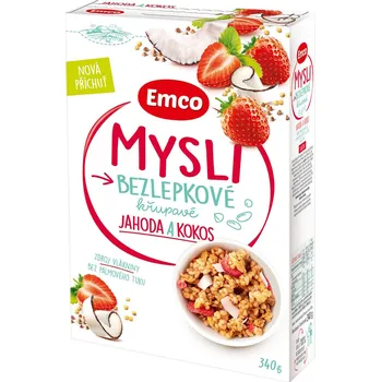 Emco Mysli jahoda a kokos bezlepkové