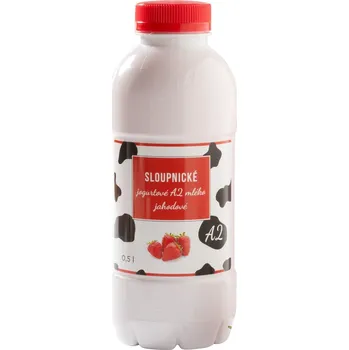 Mlékárna Řetová Sloupnické jogurtové A2 mléko jahodové