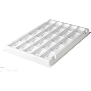 Tác na mikroskopická skla | SIMPORT (Popis: Tác na mikroskopická skla, Barva: bílá, Balení (ks): 1)