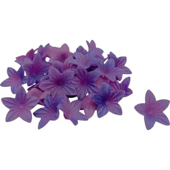 Čokoláda Hospodyňkám.cz Jedlý papír 3D mini kvítky fialové 40ks