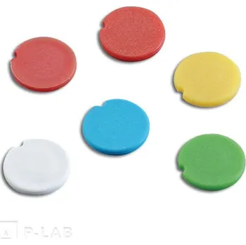 Vložka do bot Barevné vložky do víček pro LOCKMAILER (Popis: Barevné vložky víčka, Barva: žlutá, Balení (ks): 100)