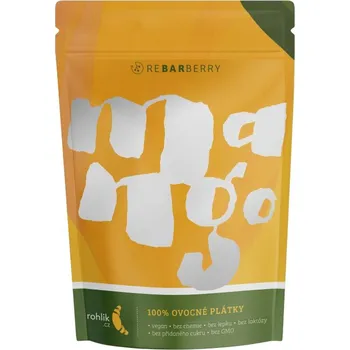 Sušené ovoce Rebarberry Mango 100% ovocné plátky