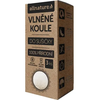 Koule do sušičky Allnature Vlněné koule do sušičky