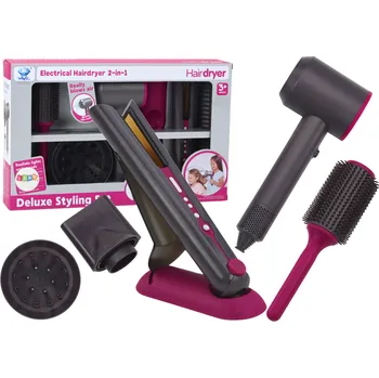 Dětský spotřebič LEAN Toys Deluxe kadeřnická souprava