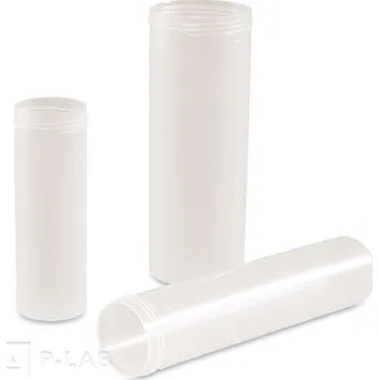 Vialka s vnějším šroubovacím víčkem (Objem (ml): 60, Vnější průměr (mm): 30, Výška (mm): 126 , Balení (ks): 300)