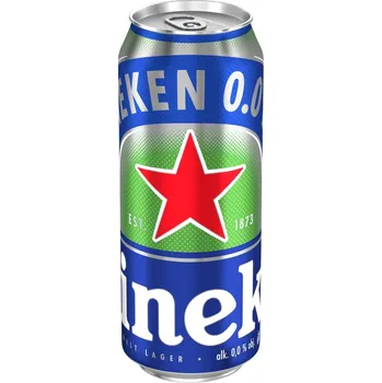 Pivo Heineken 0,0% světlé nealkoholické plech