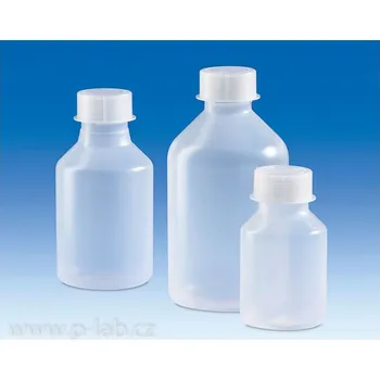 Láhev reagenční širokohrdlá PP| VITLAB (Objem (ml): 500, Výška (mm): 172, Průměr (mm): 87, Balení (ks): 1)