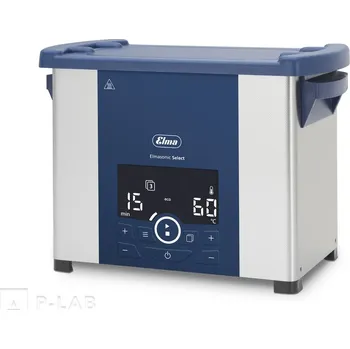 Ultrazvuková čistička Ultrazvuková lázeň ELMASONIC Select | ELMA (Model: 40, Objem vany (l): 3,9, Rozměry (š x d x v) vnitřní (mm): 215 x 115 x 145, Výpustný kohout: ne, Topný výkon (W): 200)