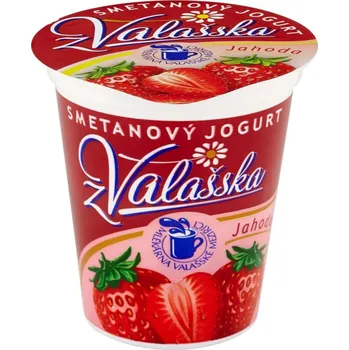 Mlékárna ValMez Smetanový jogurt jahoda