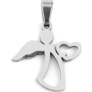 Přívěsek Přívěsek z nerezové oceli anděl - platina