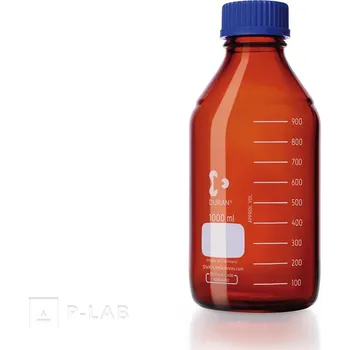 Laboratorní baňka Láhev se šroubovacím uzávěrem, hnědá | DURAN® (Objem (ml): 500, Průměr (mm): 86, Výška (mm): 181, GL: 45, Balení (ks): 1)
