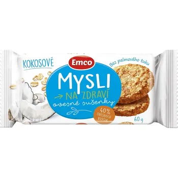 Emco Mysli na zdraví Ovesné sušenky kokosové