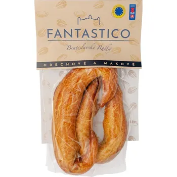 Pečivo Fantastico Bratislavské rožky ořechové a makové 2 ks