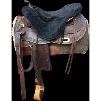 Jezdecké sedlo Sedlářská výroba Beránek na westernové sedlo - umělý beránek Barva: Krémová