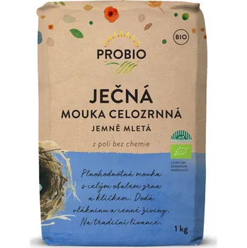 Mouka Probio BIO Ječná mouka celozrnná jemně mletá