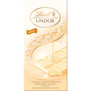 Čokoláda Lindt Čokoláda LINDOR Tablet Bílá