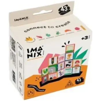 ostatní stavebnice Imanix Magnetická stavebnice Imanix Style Cards Obrázky