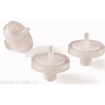 Mini-nástavce filtrační - 15 mm (Porozita (µm): 0,45, Materiál membrány: Nylon, Materiál pouzdra: PP, Balení (ks): 100)