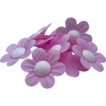 Čokoláda Hospodyňkám.cz Jedlý papír 3D pomněnka růžová 10ks