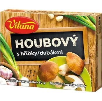 Vitana Houbový bujón s hříbky 3l (6x10g)
