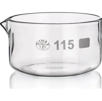 Miska krystalizační | SIMAX (Objem (ml): 200, Průměr (mm): 95, Výška (mm): 55, Balení (ks): 1, Typ: S výlevkou)