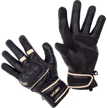 Moto rukavice W-TEC Moto rukavice Franker černo-bílá - M