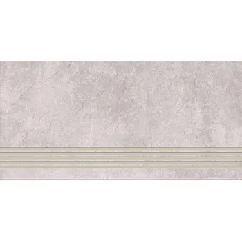 Dlažba DLAŽBA SCHODOVKA MORENCI LIGHT GREY STRUCTURE MAT 29,8X59,8