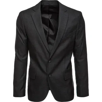 Pánské jednořadé sako MX0626 Barva: Černá, Velikost: S/50