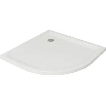 Sprchová vanička CERSANIT Půlkruhová sprchová vanička TAKO 90x4 bílá S204-002