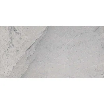 Dlažba Dlažba imitace kamene ARENARIO šedá lesklá 60x120 cm Cersanit