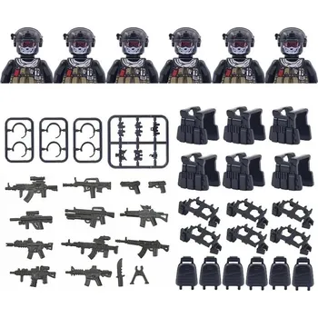 ostatní stavebnice Vojenská stavebnice s figurkami a nočním viděním | lego styl komponenty - K152-6 ks