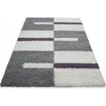 Kusový koberec Gala shaggy 2505 lila 280 x 370 cm 280 x 370 cm