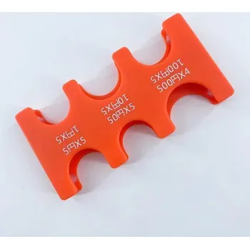 Přenosný pořadač na mince | Praktický držák mincí pro organizaci - Oranžová červená