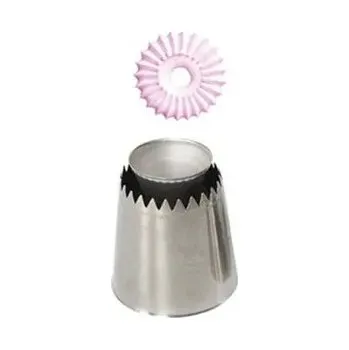 Nerezová tryska pro zdobení dortů | cukrářské potřeby, potřeby pro cukráře - tloušťka 4,5 cm