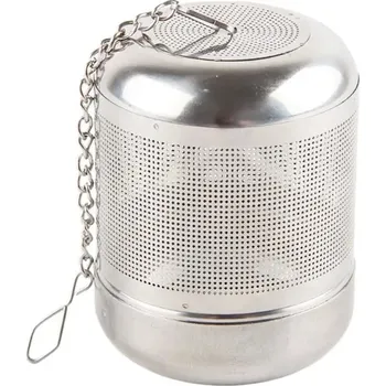 Cedník a síto Čajové sítko z nerezové oceli | jemné sítko na čaj, sítko na koření - S s řetízkem