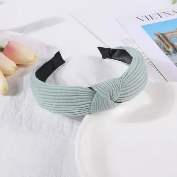 Čelenka Dívčí čelenka s uzlíkem | Doplňky na vlasy | Módní doplňky - Zelená 1