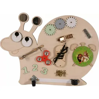 Kancelářský nábytek Interaktivní dětská tabule - ŠNEK - přírodní